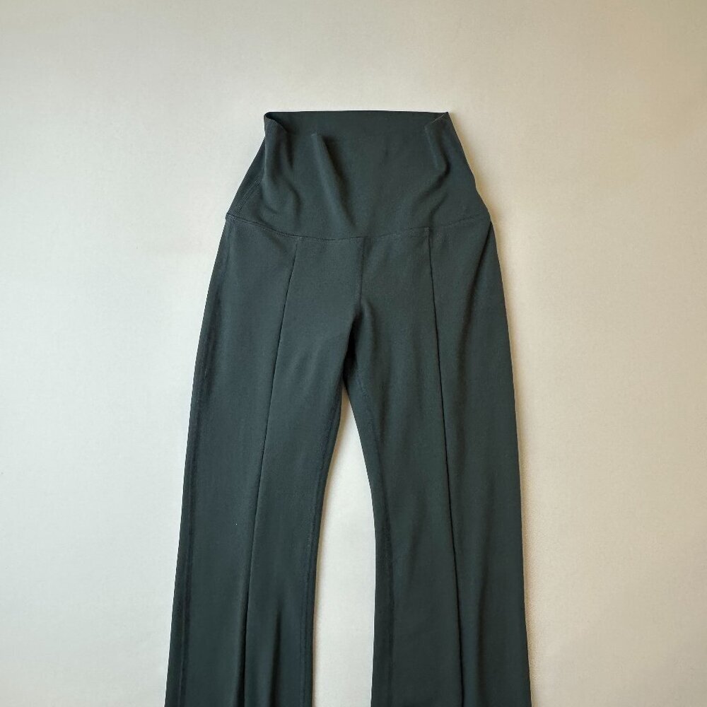 Yogalicious Pants Womens XS Green High Rise Flare Leg Yoga Leggings Athletic - Picture 1 of 11